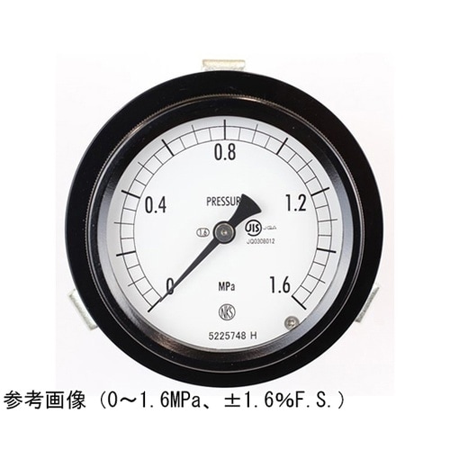 密閉型圧力計(75Φ) 埋込形D枠(取付