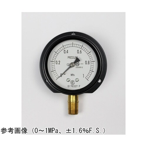 密閉型圧力計(60Φ) 立形B枠 1MP