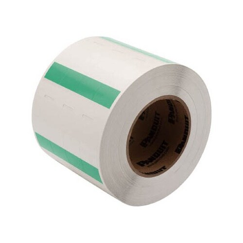 熱転写プリンタ用回転ラベル 緑 1巻(2