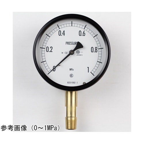 密閉型圧力計(100Φ) 立形A枠 蒸気
