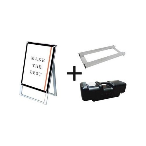 ポスター用スタンド看板 B2片面ブラック