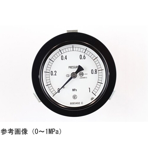 普通形圧力計(Φ75) 埋込形D枠(取付