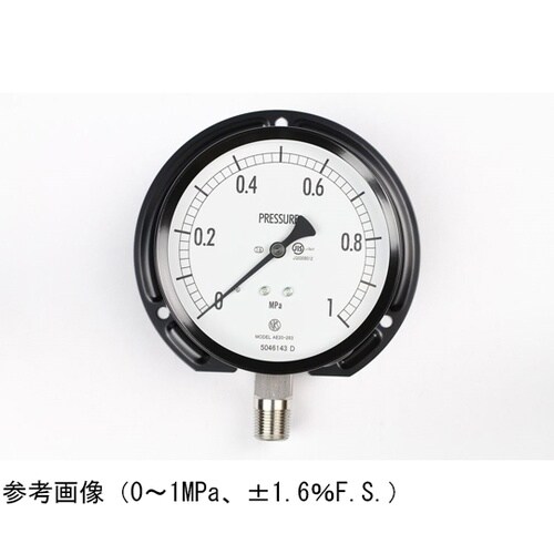 普通形圧力計(Φ100) 立形B枠 −0