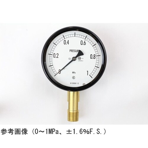 密閉型圧力計(100Φ) 立形A枠 0.
