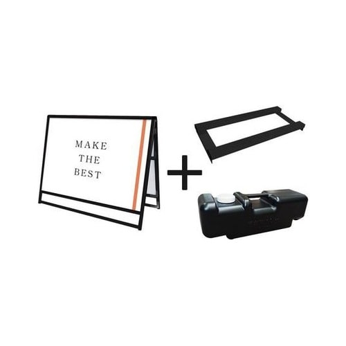 ブラックバリウススタンド看板 アクリル