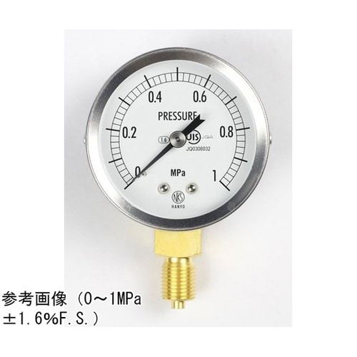 汎用型圧力計(60Φ) 立形A枠 1.6