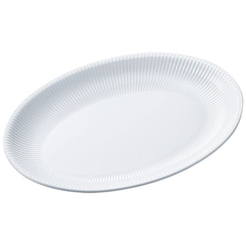 24cmオーバルプレート 白 BY−14