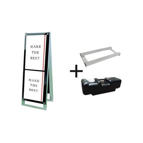 ポスター用スタンド看板 A3縦縦両面ブラ