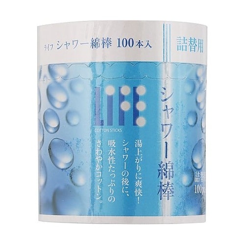 ライフ シャワー綿棒 詰替 1ケース(1