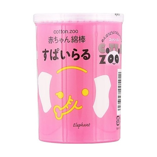 コットンZOO 赤ちゃん綿棒 すぱいらる