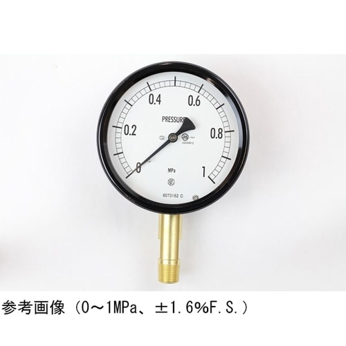密閉型圧力計(100Φ) 立形A枠 −0