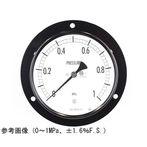 普通形圧力計(Φ100) 埋込形D枠(取