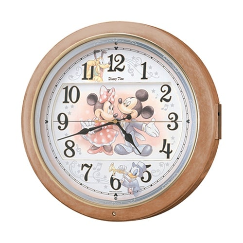 ディズニー 電波からくり時計 φ390×