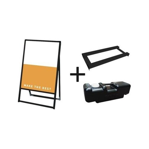 ブラックバリウススタンド看板 アルミ複合