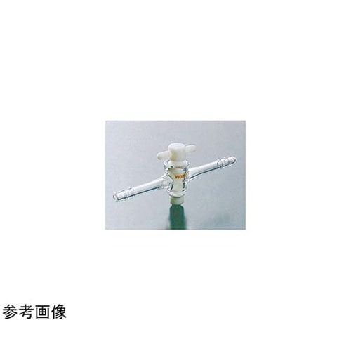 PTFE二方コック(ゴム止付)φ10 1