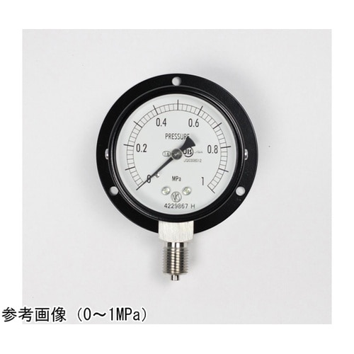 普通形圧力計(Φ60) 立形B枠 −0.