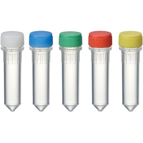 Oリングレス スクリューキャップチューブ