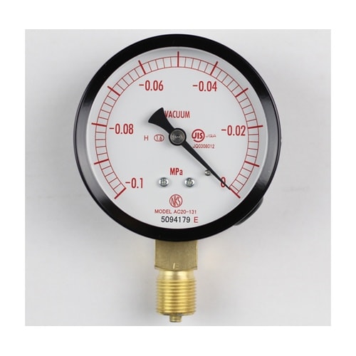 普通形圧力計(Φ75) 真空計(負圧計)