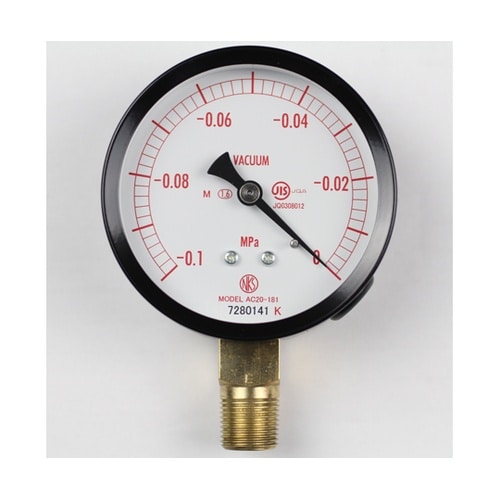 普通形圧力計(Φ75) 真空計(負圧計)