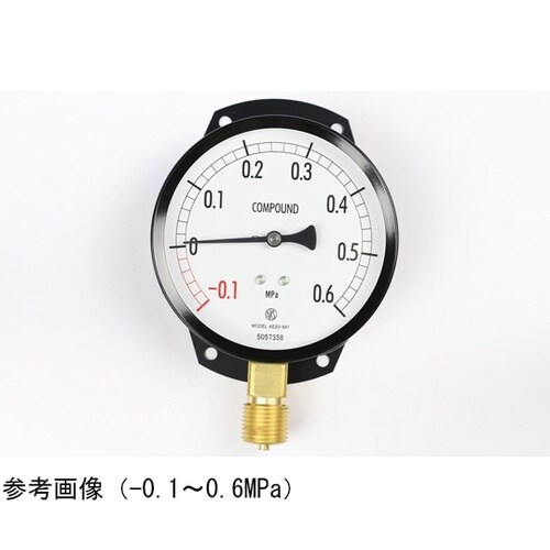 普通形圧力計(Φ100) 立形C枠 −0