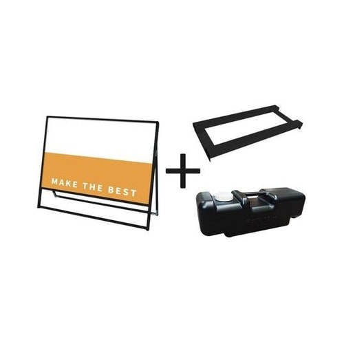 ブラックバリウススタンド看板 アルミ複合