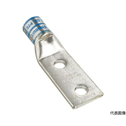 銅製圧縮端子 2穴 電線サイズ AWG6