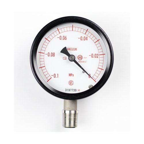 密閉型圧力計(75Φ) 真空計(負圧計)