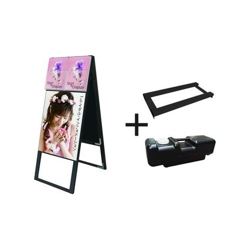 ブラックカタログケーススタンド看板 Dタ