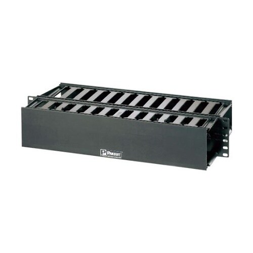 ヒンジ式ダクト型 水平ケーブル管理パネル