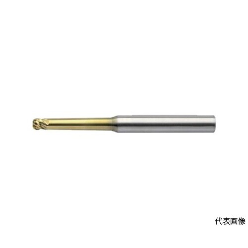 4枚刃テーパネックラジアスエンドミル H