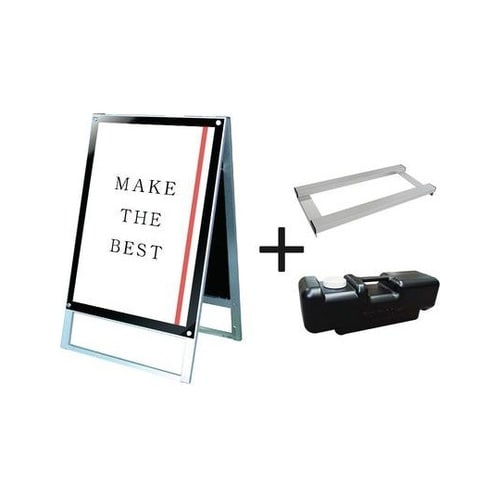 ポスター用スタンド看板 A1両面ブラック