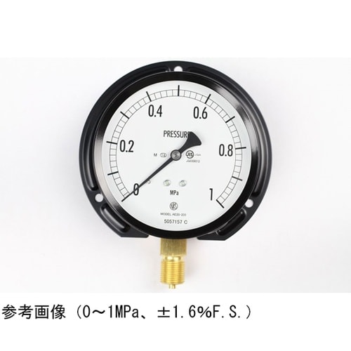 普通形圧力計(Φ100) 立形B枠 蒸気