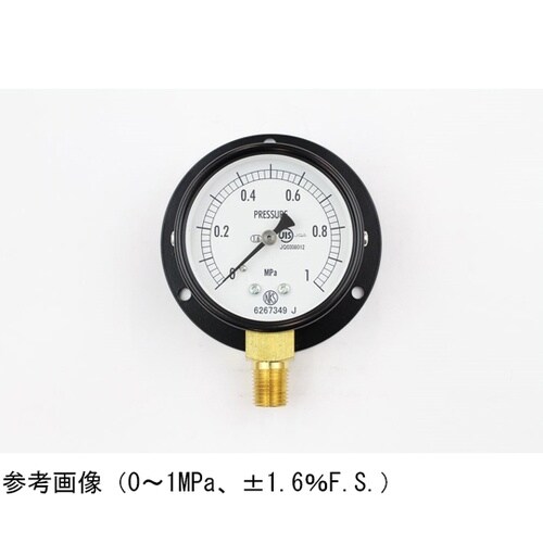 普通形圧力計(Φ60) 立形B枠 0.6