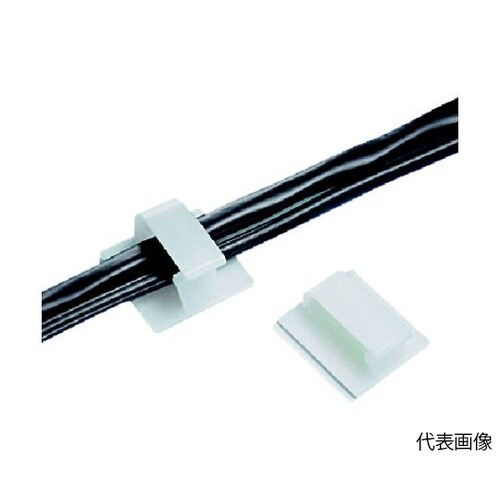 固定具 コードクリップ ゴム系粘着テープ