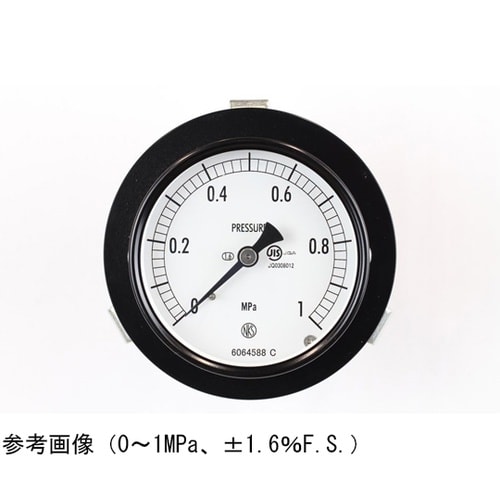 普通形圧力計(Φ75) 埋込形D枠(取付