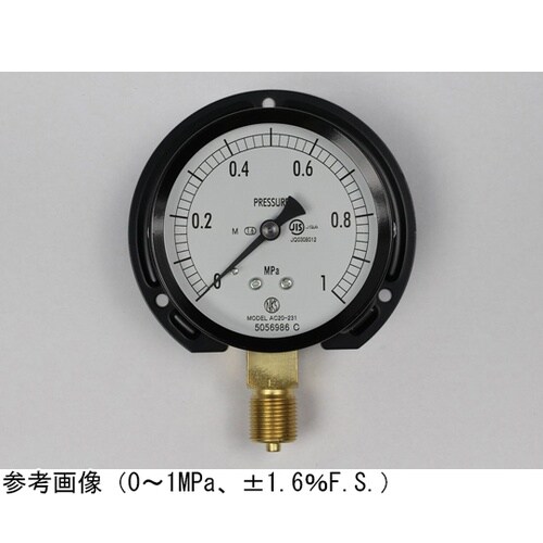 普通形圧力計(Φ75) 立形B枠 蒸気用