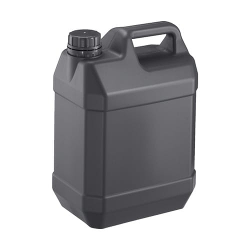 扁平缶 縦口 5L グレー 封印キャップ