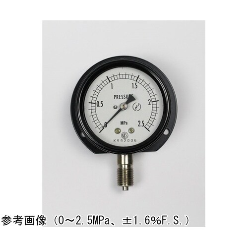 密閉型圧力計(60Φ) 立形B枠 25M