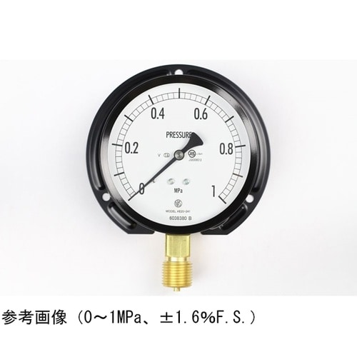 普通形圧力計(Φ100) 立形B枠 耐振