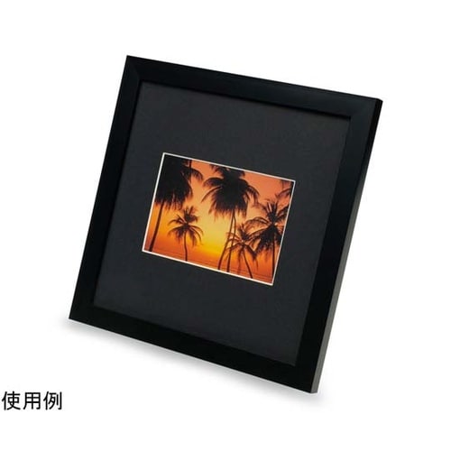 PCフレームスクエア2 L オールブラッ