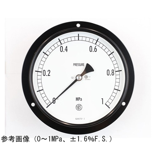 普通形圧力計(Φ150) 埋込形D枠(取