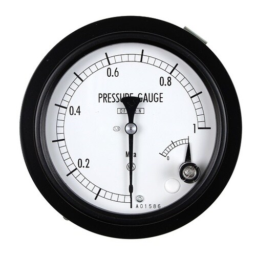 マイクロスイッチ接点付圧力計(100Φ)