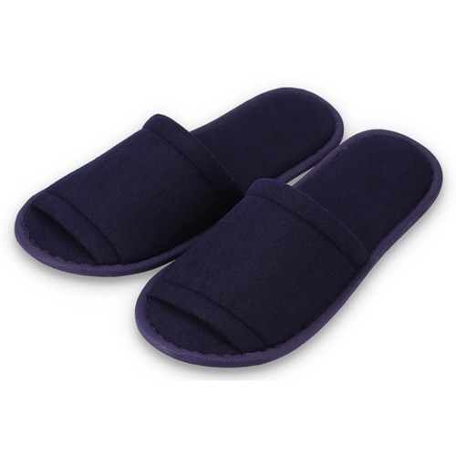 ディスポスリッパ ネイビー M 1ケ