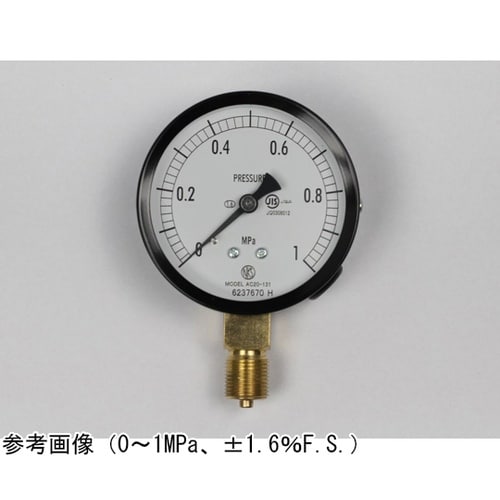 普通形圧力計(Φ75) 立形A枠 200