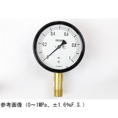 密閉型圧力計(100Φ) 立形A枠 1M