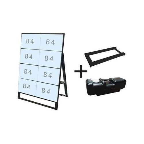 ブラックカードケーススタンド看板 B4横