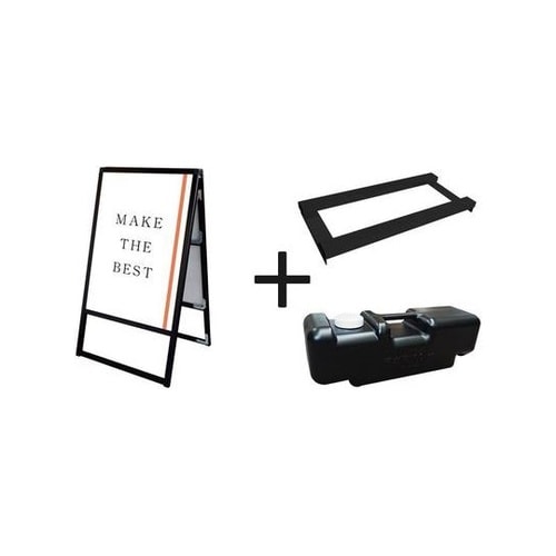 ブラックバリウススタンド看板 B2両面