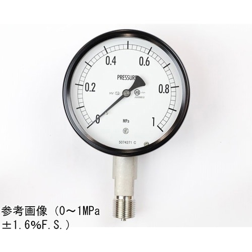 密閉型圧力計(Φ100) 立形A枠 耐熱