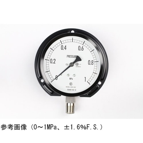 普通形圧力計(Φ100) 立形B枠 1.