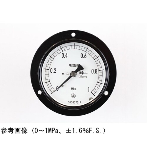 普通形圧力計(Φ75) 埋込形D枠(取付